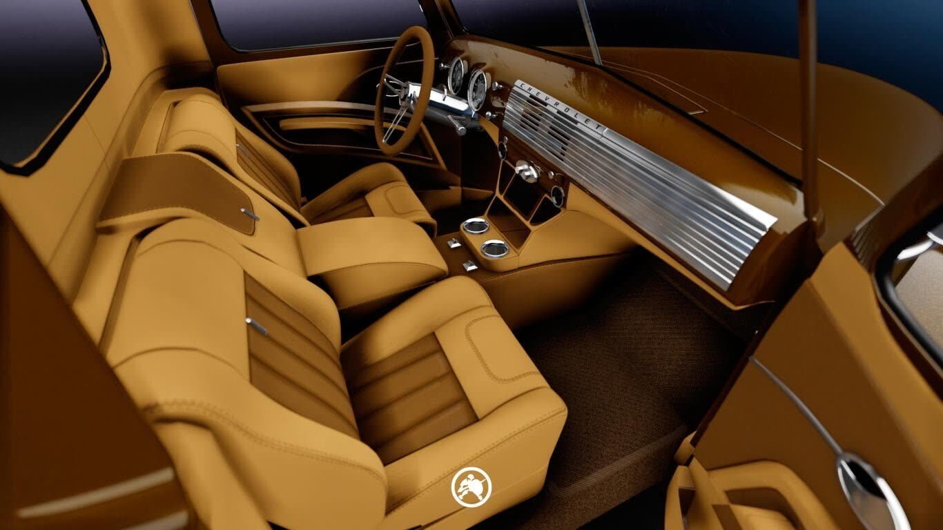 Projeto 3D de customização — Chevrolet Boca de Sapo Brown