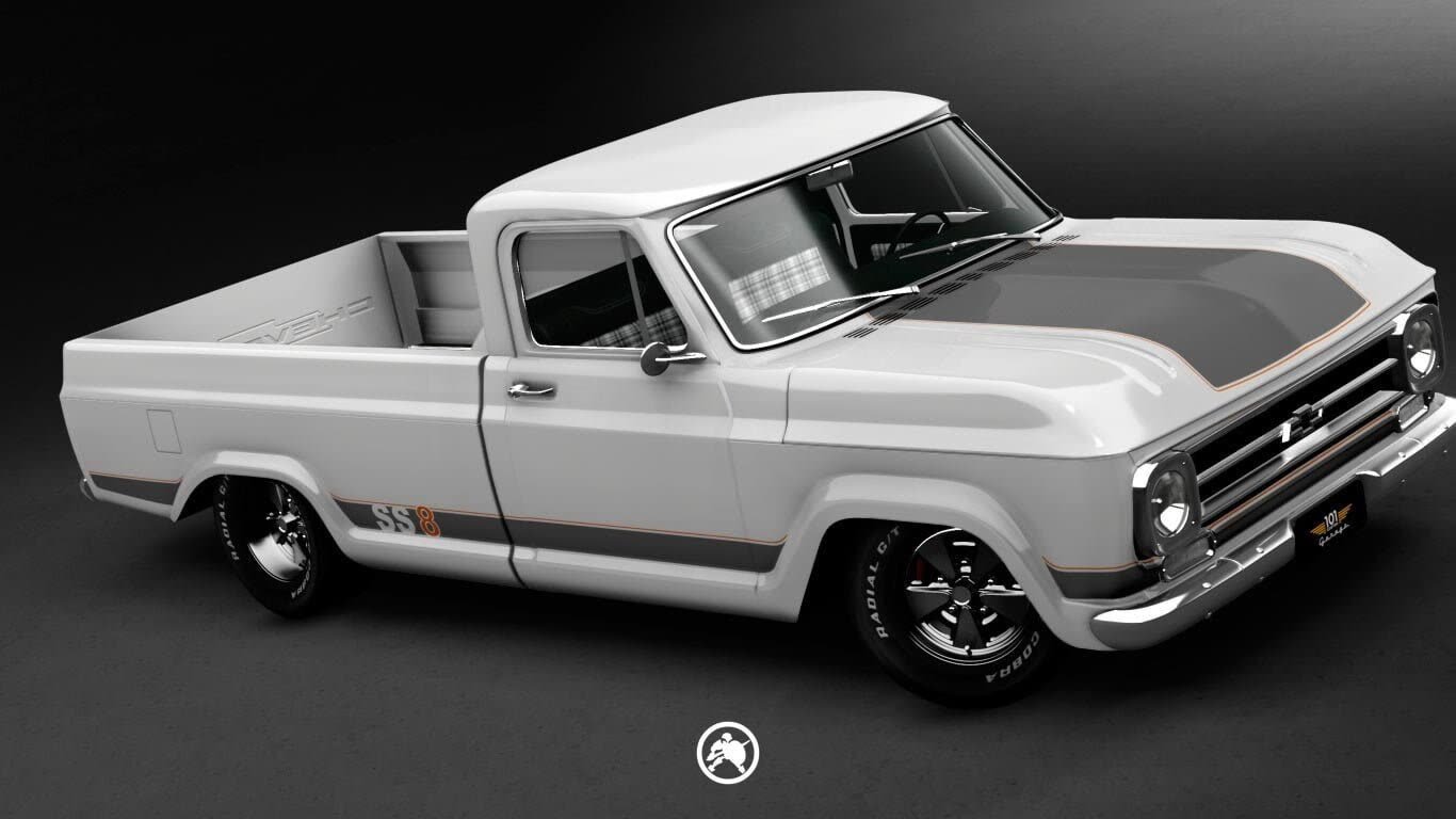 Chevrolet C10 Custom SS — imagem 3 do projeto 3D