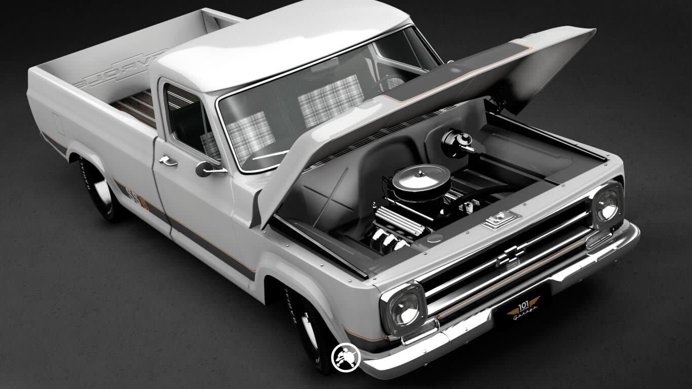 Chevrolet C10 Custom SS — imagem 4 do projeto 3D