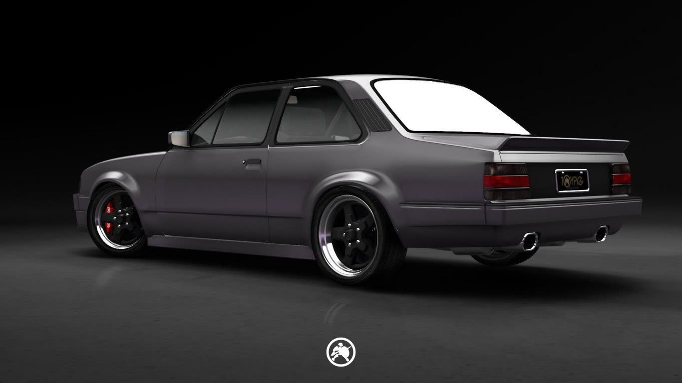 Chevrolet Chevette Monzinha 1989 customizado em 3D — imagem 2