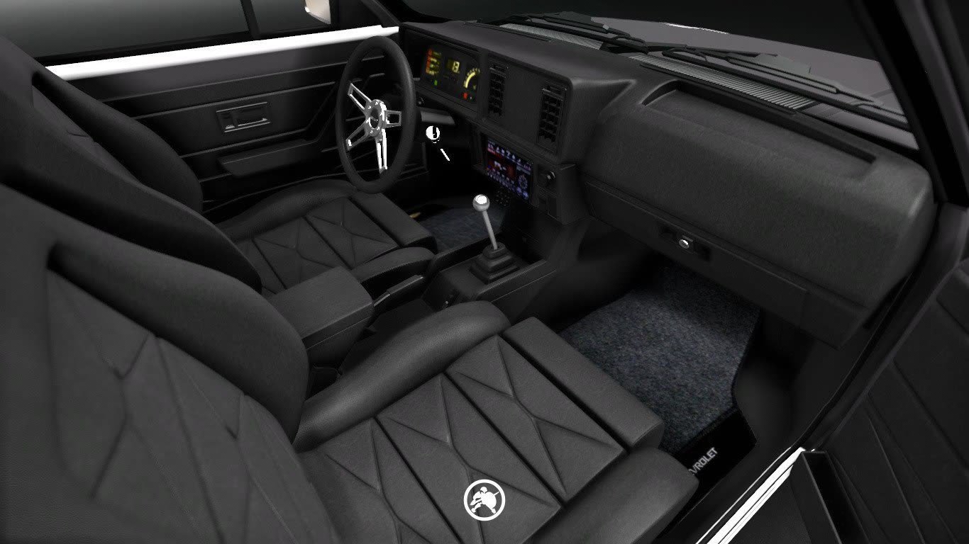 Chevrolet Chevette Monzinha 1989 customizado em 3D — imagem 3