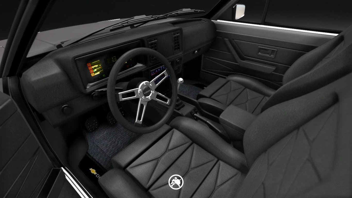 Chevrolet Chevette Monzinha 1989 customizado em 3D — imagem 4