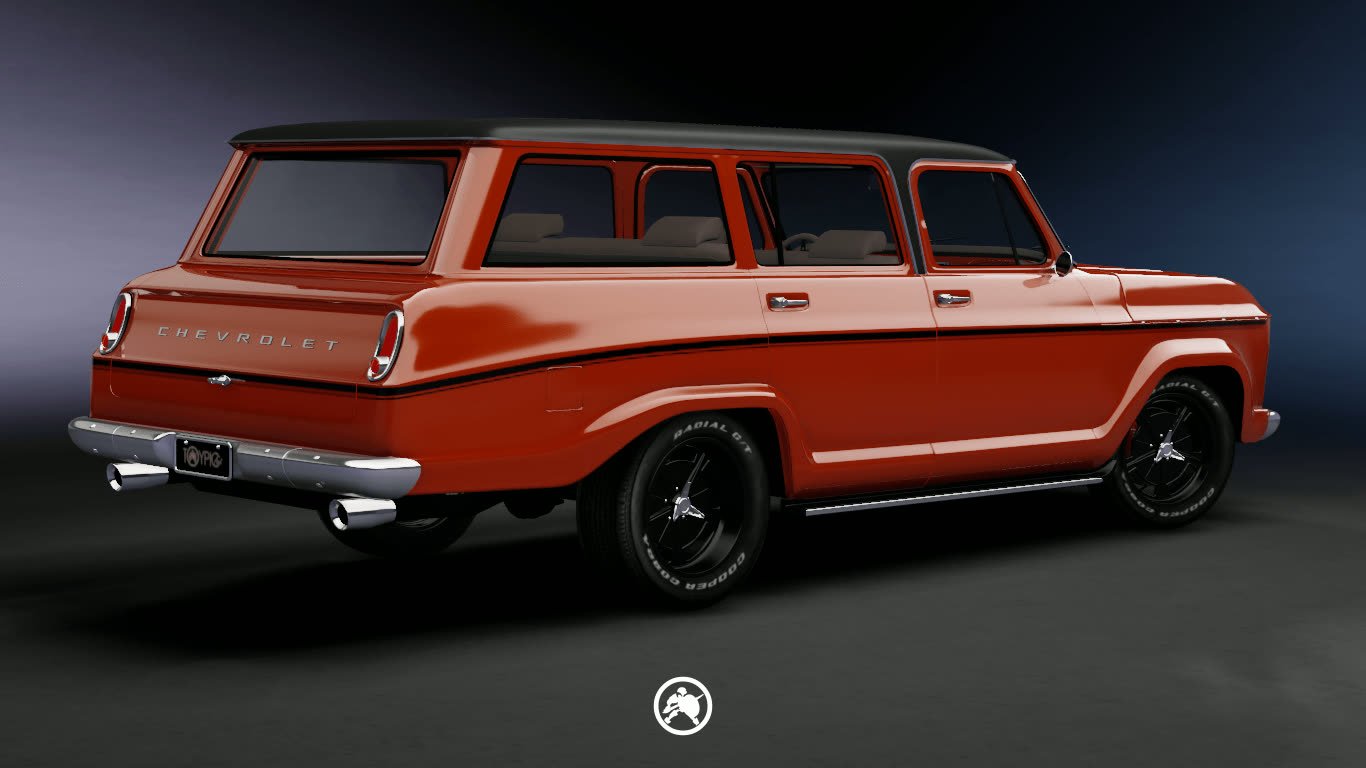 Projeto 3D de customização — Chevrolet Veraneio 1973
