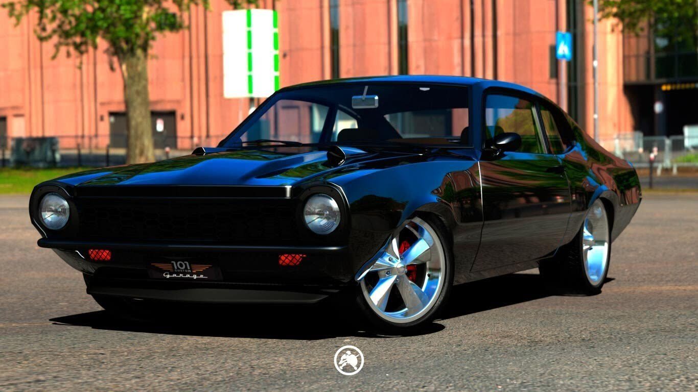 Projeto 3D de customização — Ford Maverick Black Panter